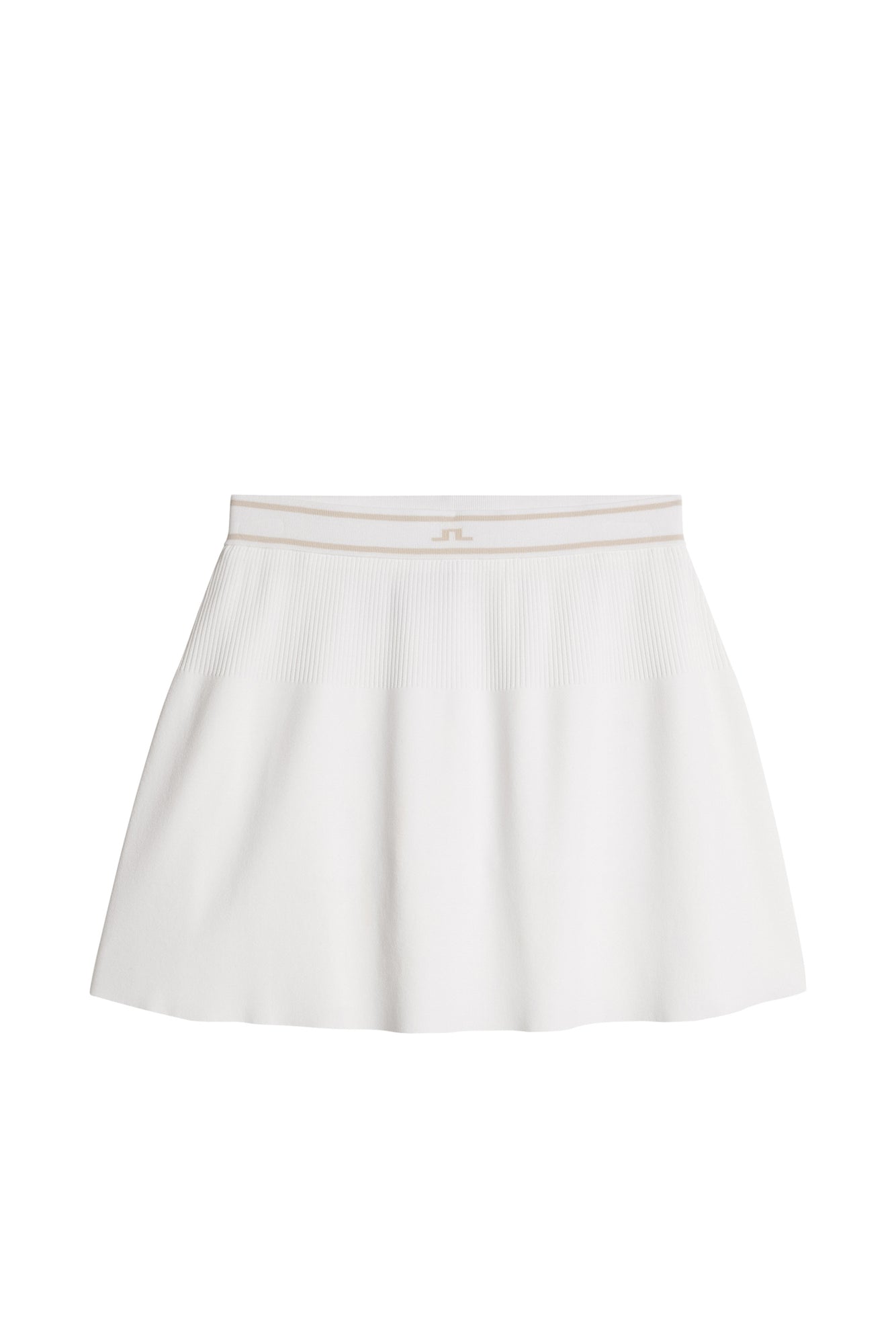 Emma Knitted Skirt in White by J.Lindeberg
