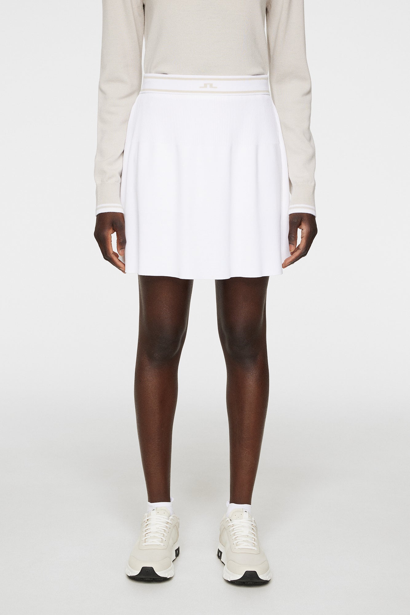 Women | Emma Knitted Skirt | White