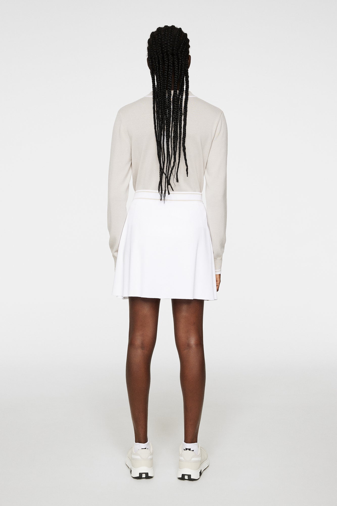 Women | Emma Knitted Skirt | White