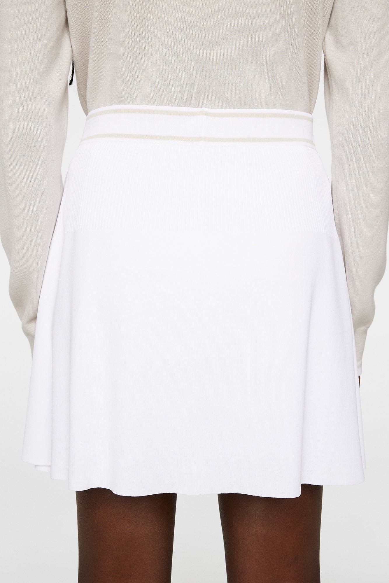 Women | Emma Knitted Skirt | White