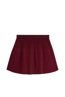 Emma Knitted Skirt in Cabernet by J.Lindeberg