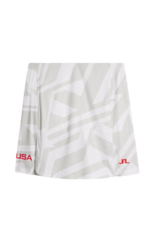 Gisele Skirt Print in US Golf White by J.Lindeberg