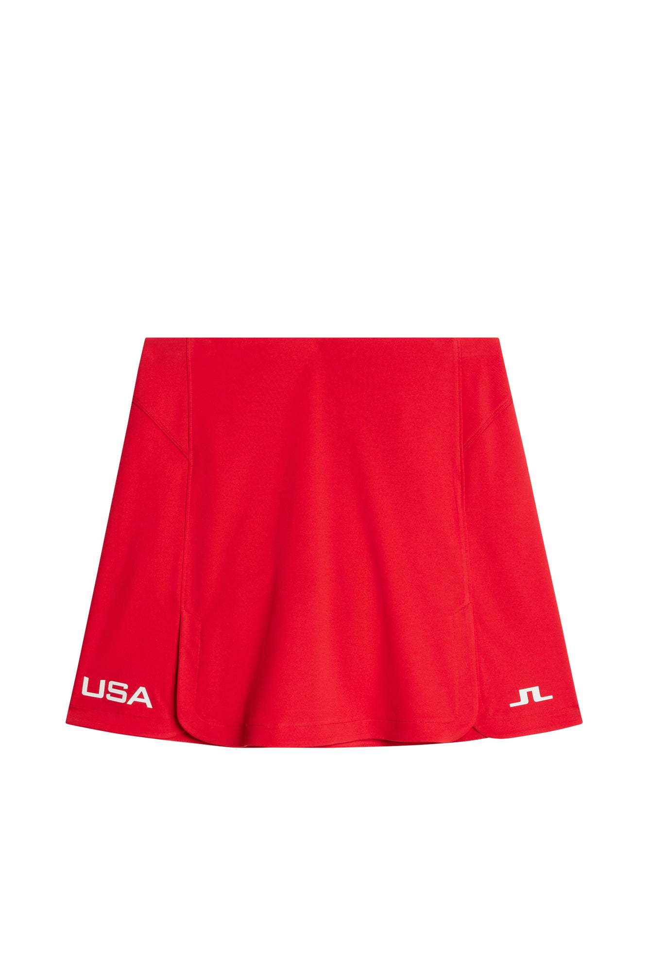 Gisele Skirt in Flame Scarlet by J.Lindeberg