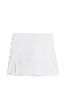 Amelie Mid Skirt in White by J.Lindeberg