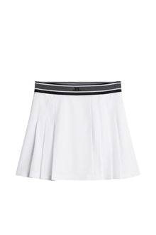 Harlow Skirt in White by J.Lindeberg
