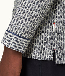 Gabel Perez Print Capri Collar Resort-Style Shirt Woven | Chai