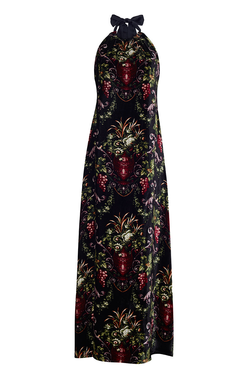 Geneva Dress | Black Fleur