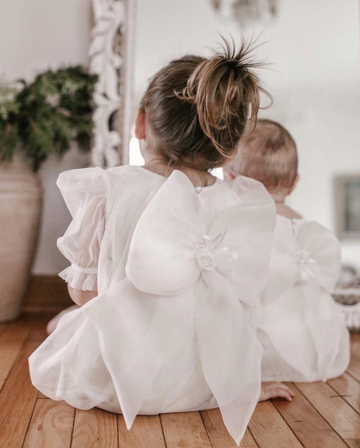Girl | Bella Buttermilk Tulle Romper