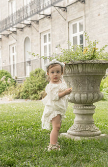 Girl | Blanca White Cotton Romper