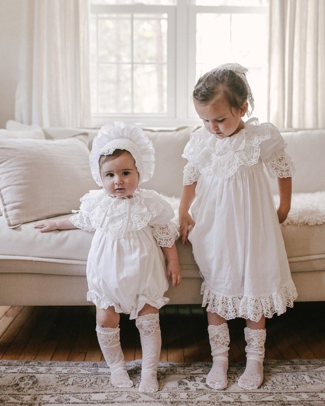 Girl | Flora Lace Socks | White