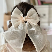 Girl | Helena Organza Hair Bow | Beige