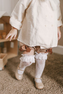 Girl | Lola Lace Socks | White