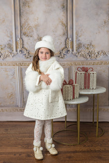 Girl | Marshmallow Wool Dress | Beige