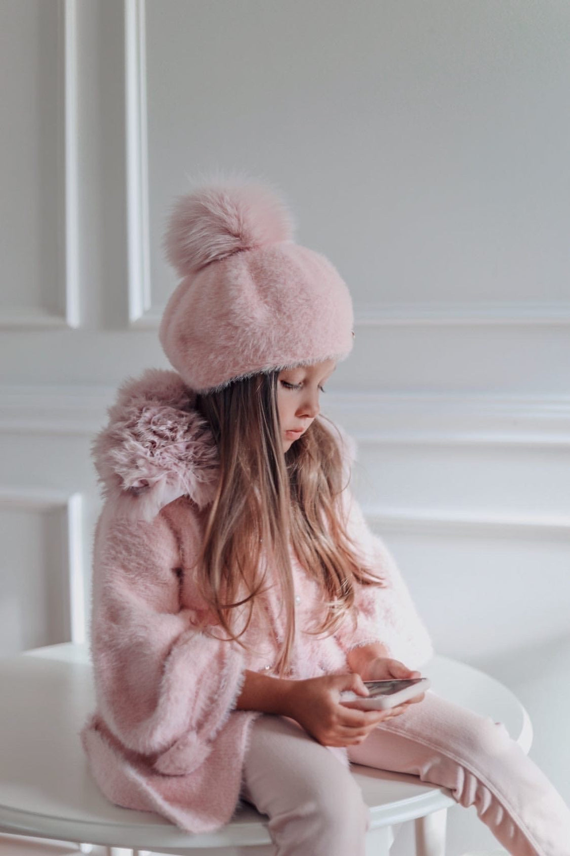 Girl | Milana Rose Beret | Pink