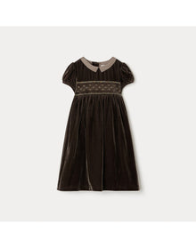 Girls | Blossom Occasion Dress | 4Y-8Y | Brown
