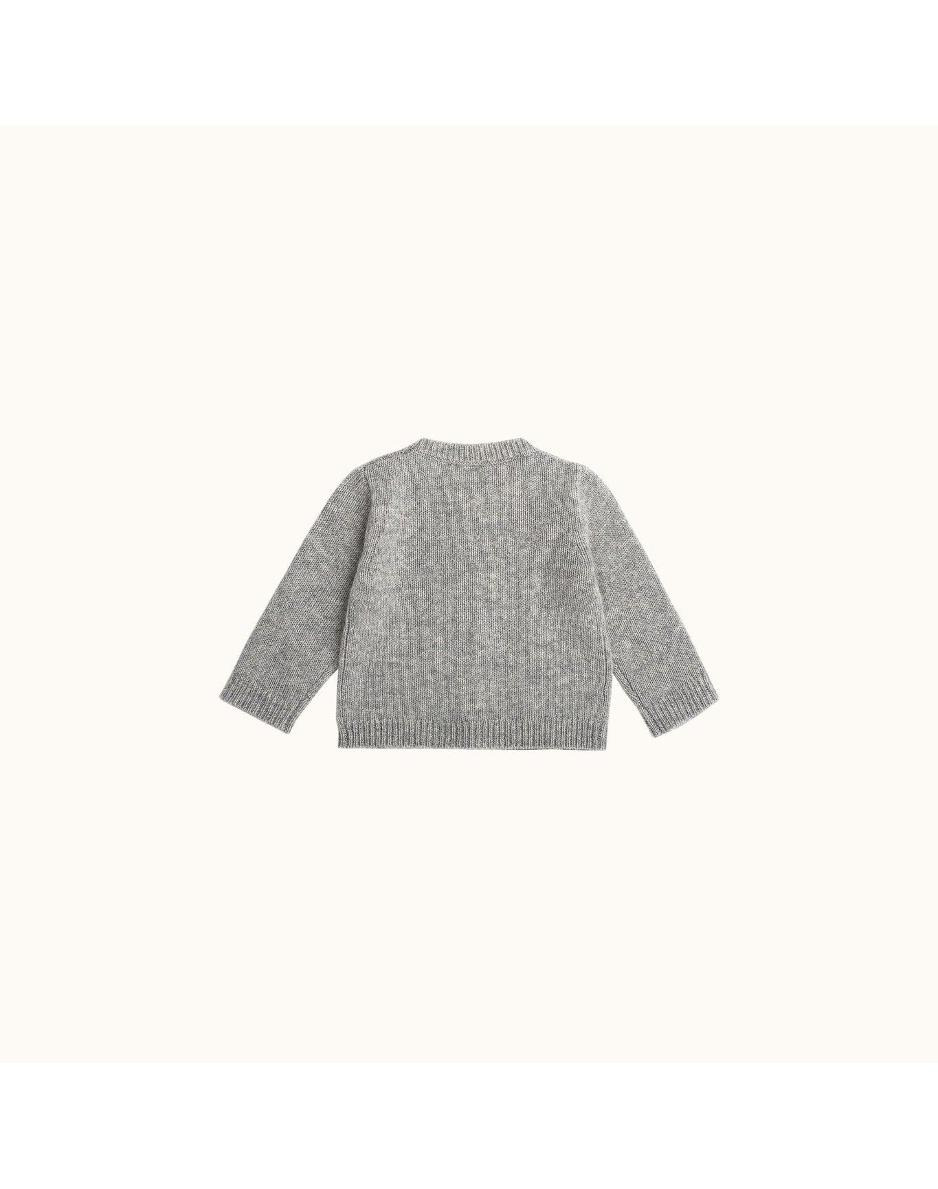 Girls | Cashmere Cardigan | Heathered Gray