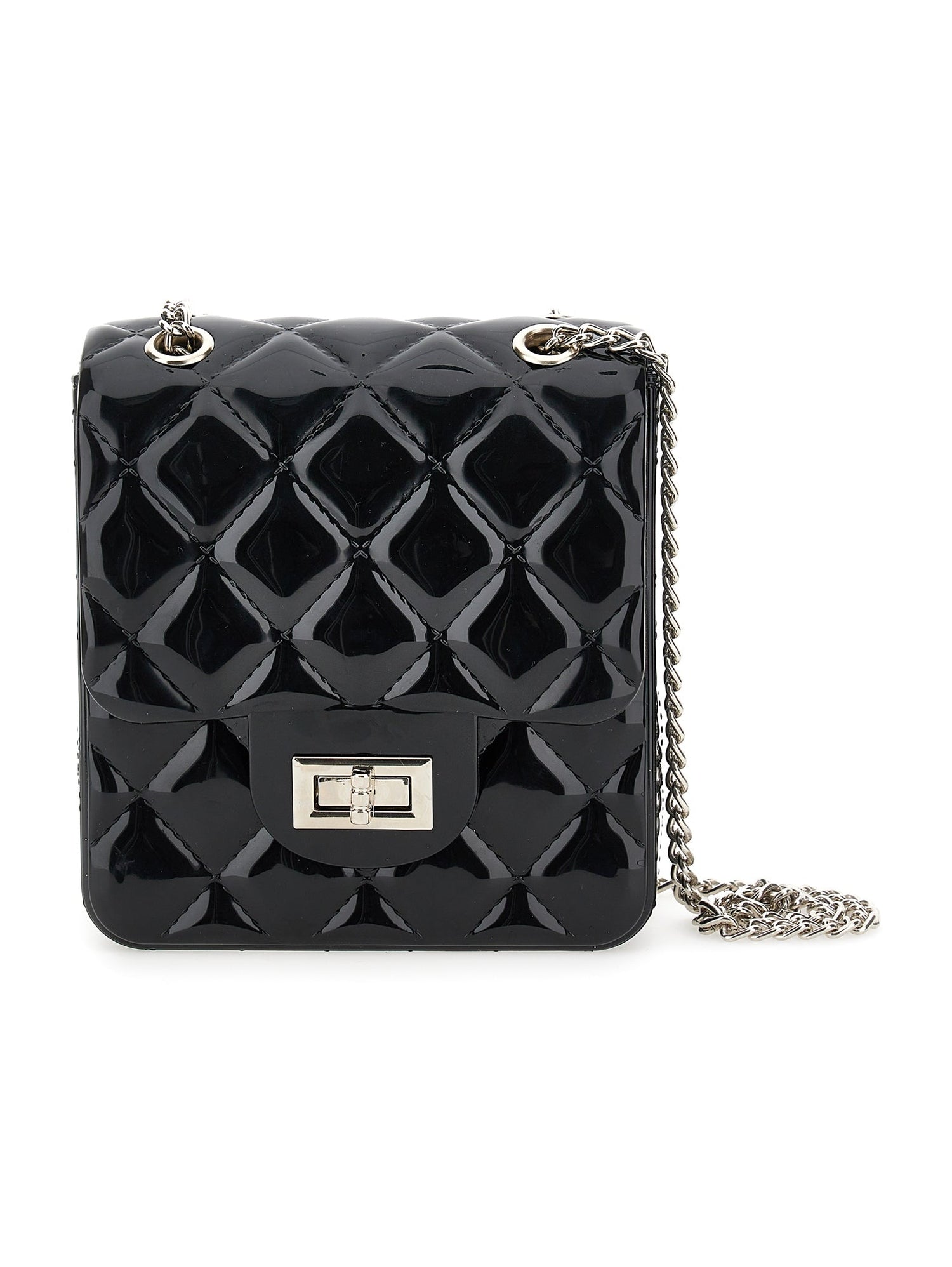Girls | Coated Pvc Handbag | Black