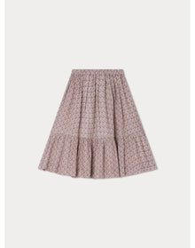 Girls | Daisy Skirt Flowers | 6Y | Taupe