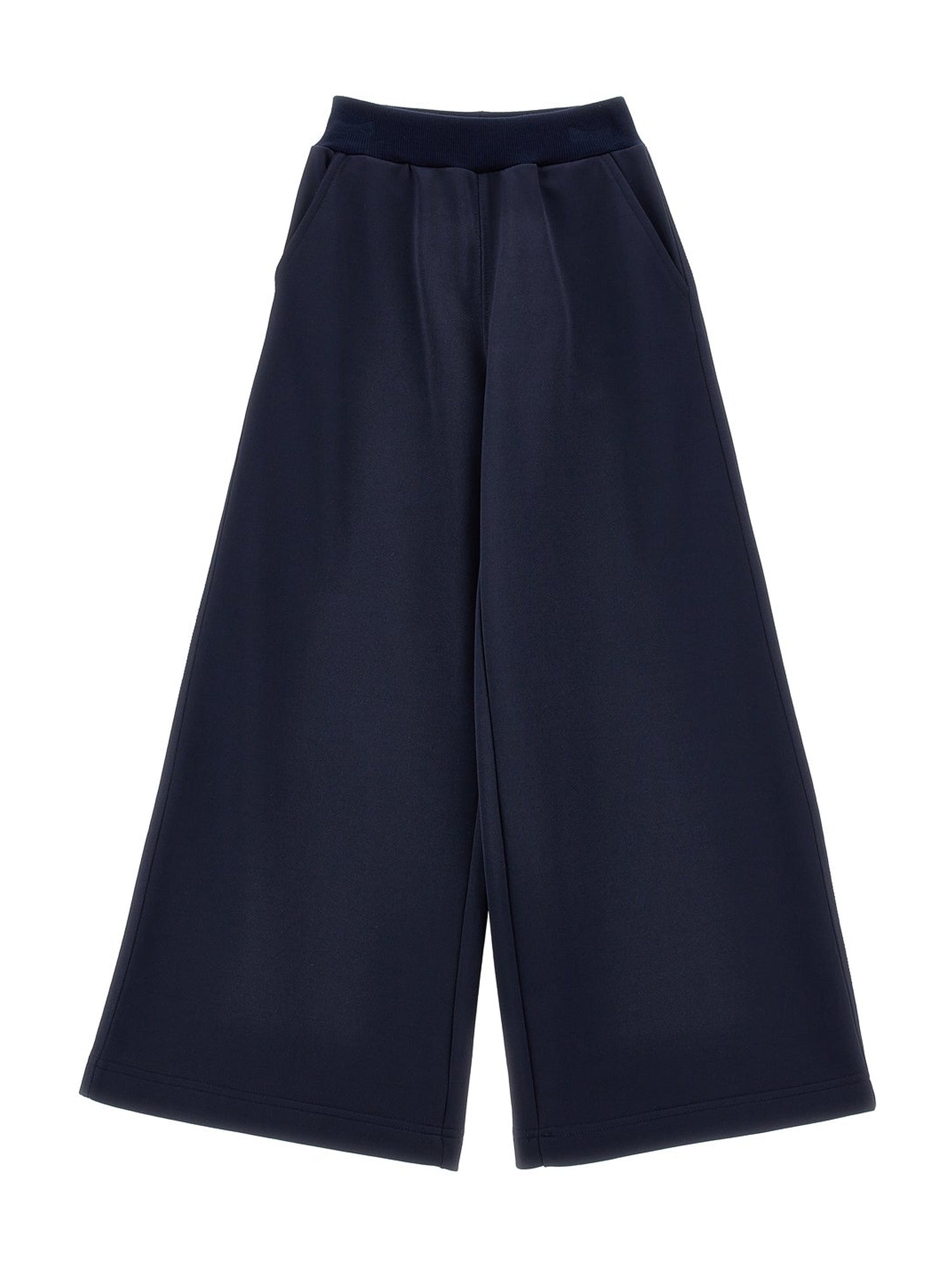 Girls | Oversize Acetate Trousers | Dark Blue