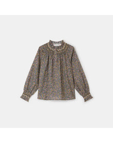 Girls | Petale Smocked Blouse | 10Y-12Y | Ink