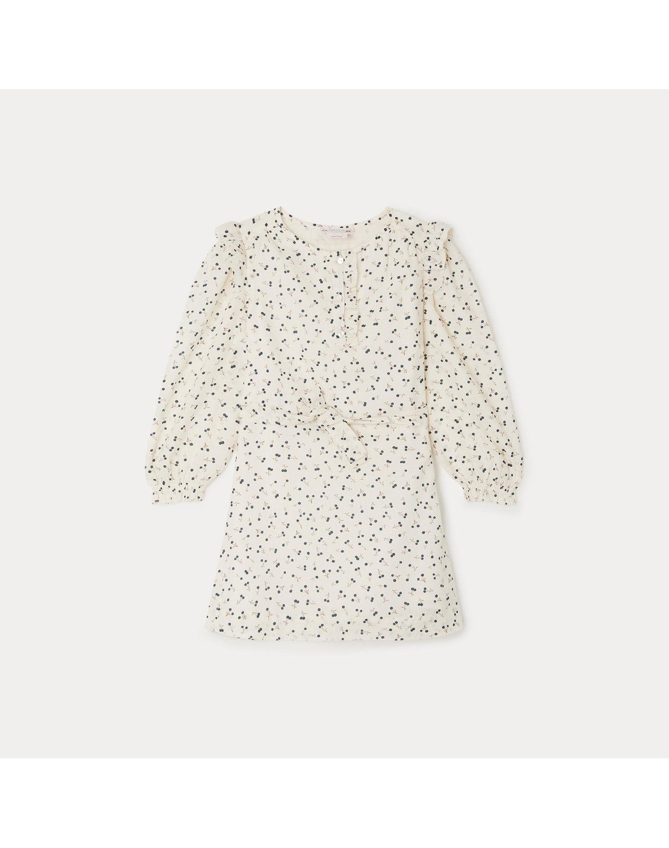 Girls | Tosca Ruffled Dress | 10Y-14Y | Ecru