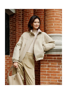 Goose Down Jacket | Khaki
