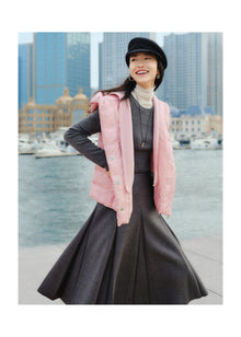 Goose Down Vest | Pink