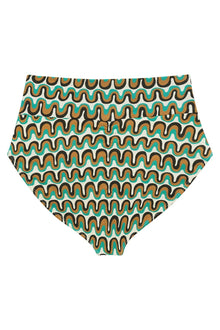 Full Coverage High Rise Bikini Bottom | Groovy