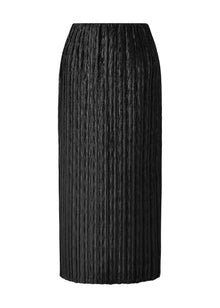 H-Shaped Pencil Skirt | Black