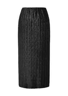 H-Shaped Pencil Skirt | Black
