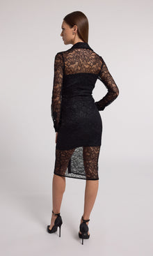 Lorene Lace Dress | Black