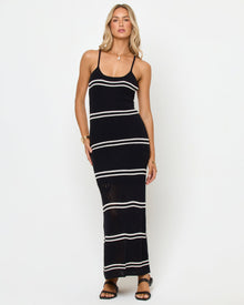 Heart To Heart Dress | Black Cream