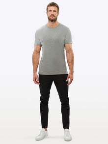 Mens | AO Split-Hem Tee - Signature-fit PYCA Pro | Heather Grey