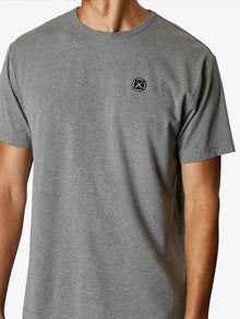 Mens | Branded Frame Tee - Relaxed-Fit Cotton PYCA | Heather Grey