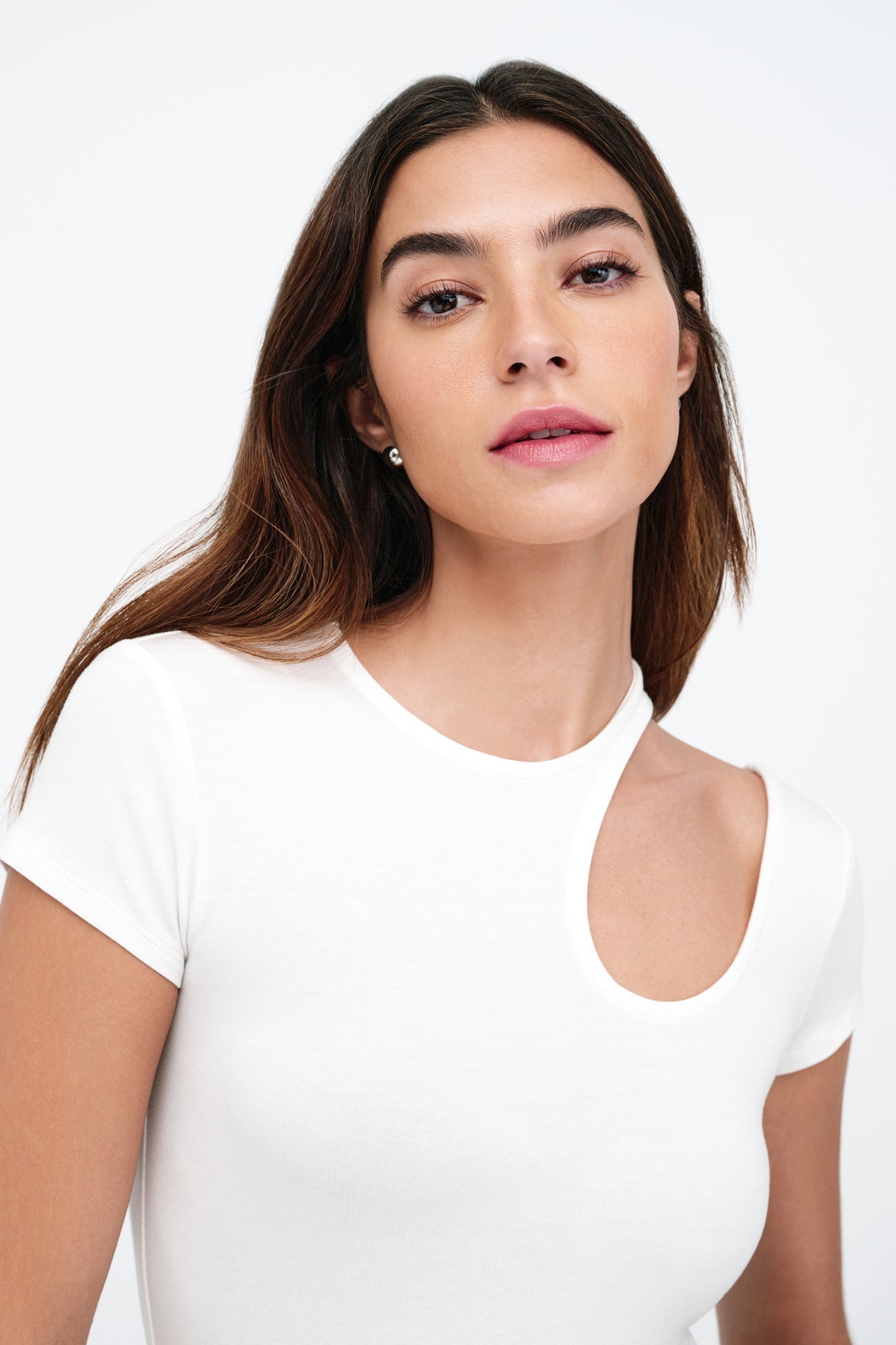 Rocio Cutout Top | Off White