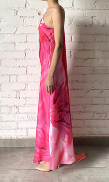 Womens | Abira Poly Satin Lycra Long Dress | Multicolor