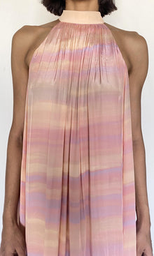 Hemant And Nandita | Asma Viscose Natural Crepe Back Ties Maxi Dress | Multi