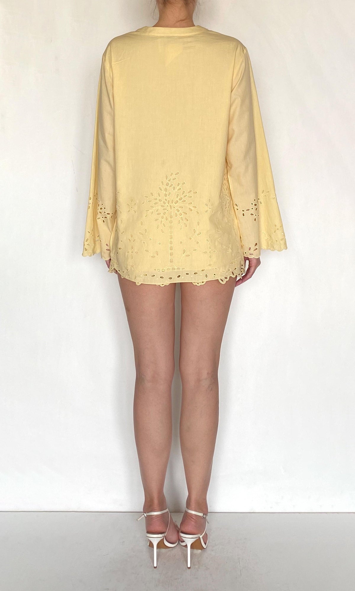 Hemant And Nandita | Bagh Cotton Tunic | Yellow