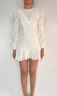 Womens | Brio Cotton Short Dress | White