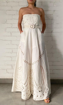 Womens | Runa Cotton Long Dress | White
