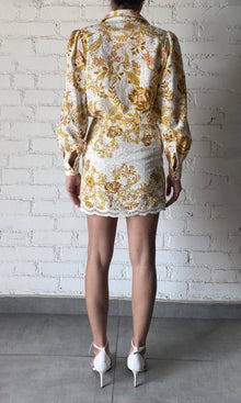 Hemant And Nandita | Tora Cotton Schiffli Shirt | White Multi
