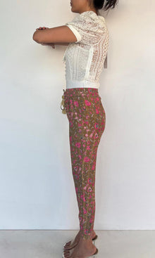 Womens | Vim Viscose Moss Crepe Pants | Musturd