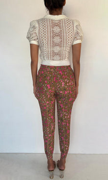 Womens | Vim Viscose Moss Crepe Pants | Musturd