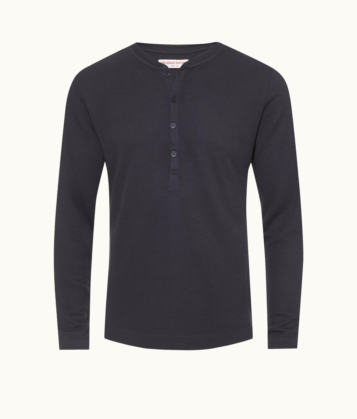 Harrison Cashmere Classic Fit Long-Sleeve Modal-Cashmere T-Shirt | Night Iris