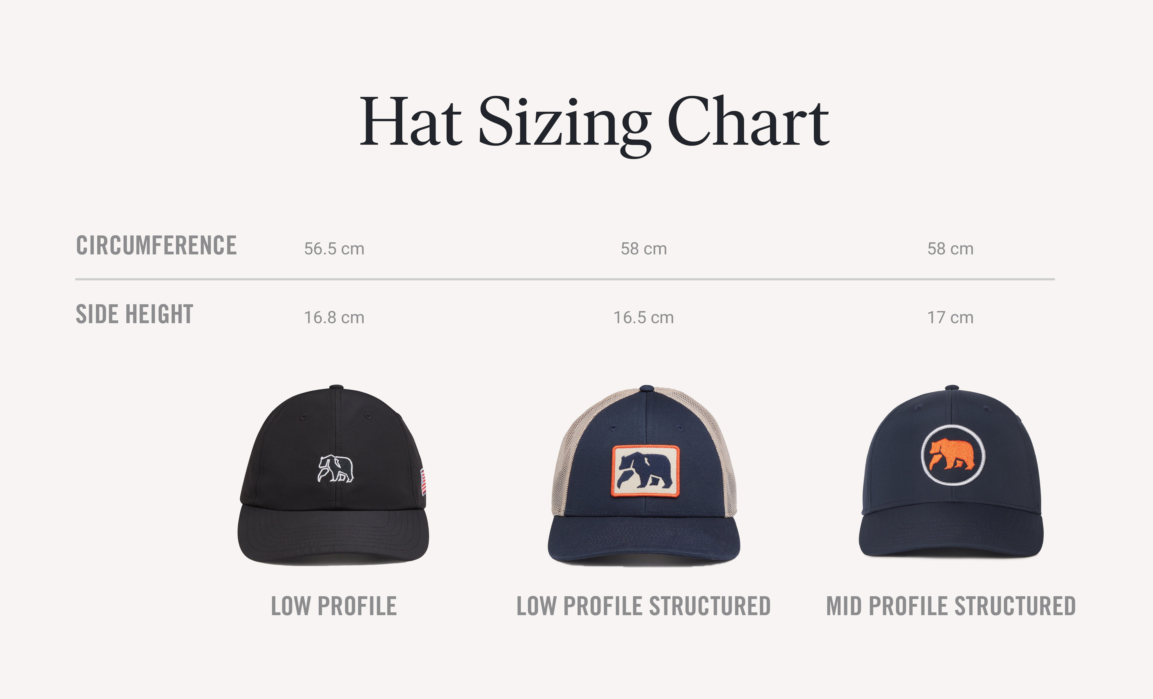 Product size guide