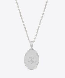 Hearts Afire Medallion Necklace | Sterling Silver