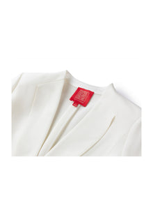 Heavyweight Silk Jacket | White