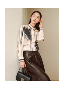 Heavyweight Silk Shirt | Beige