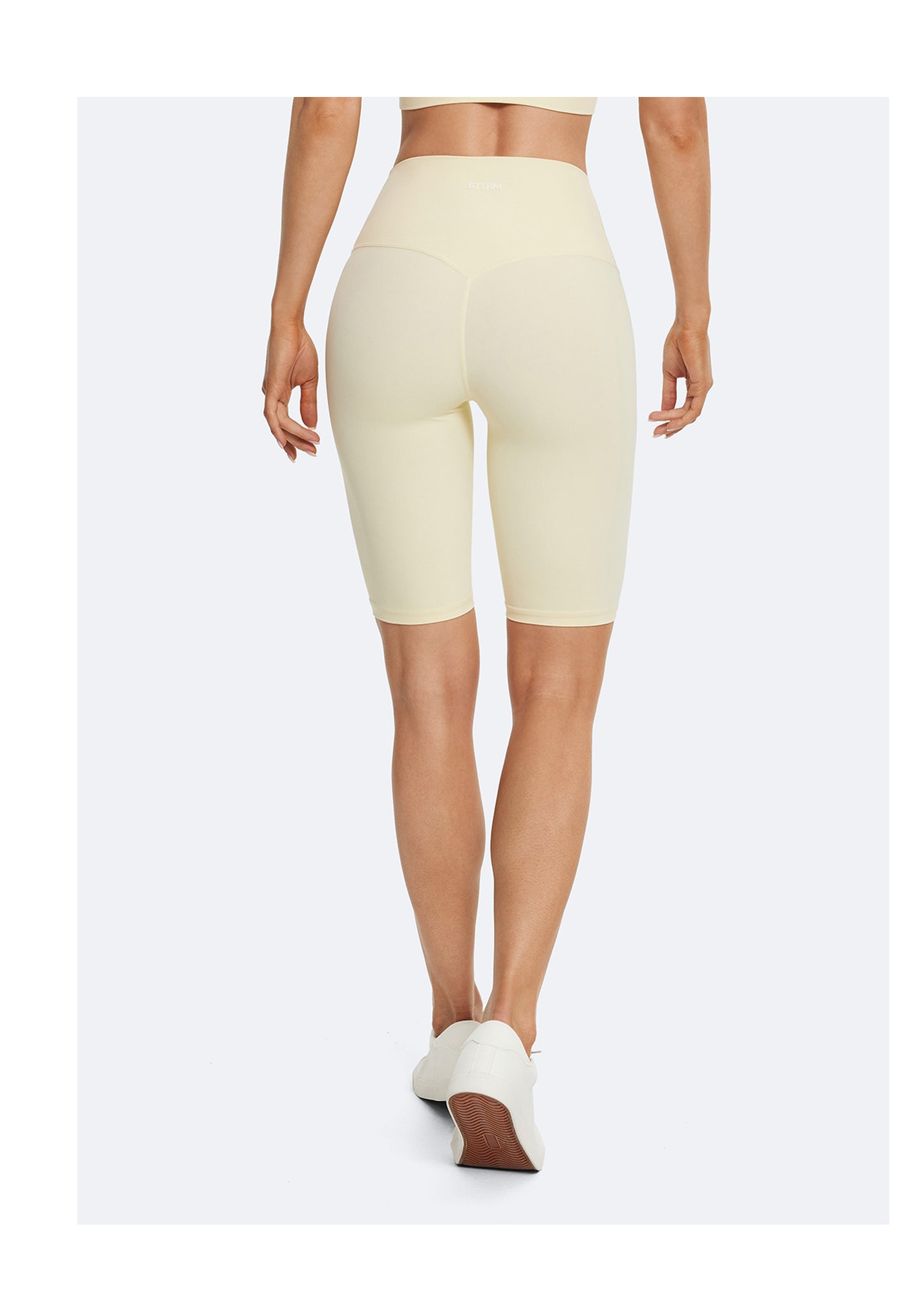 High-Waisted Bike Shorts | Butter Yellow