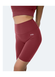 High-Waisted Bike Shorts | Passionate Red